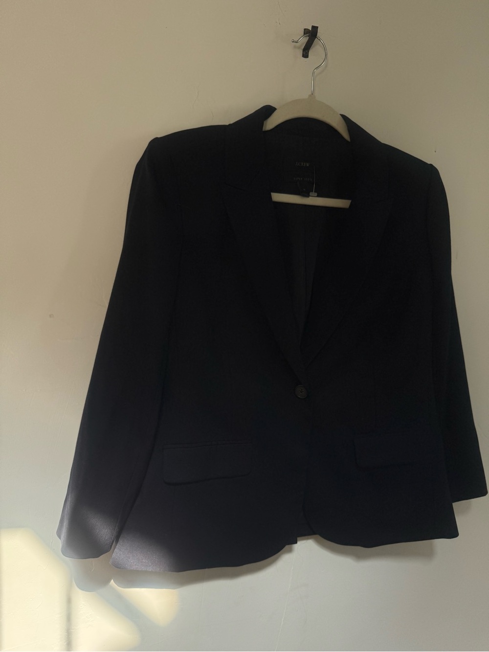 J. Crew Women's Navy Single-Button Blazer